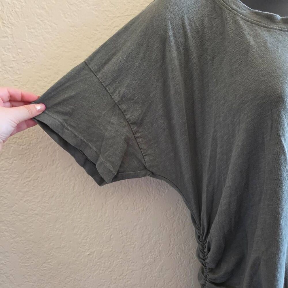 Sundry Ruched Mini Shirtdress - Picture 4 of 7